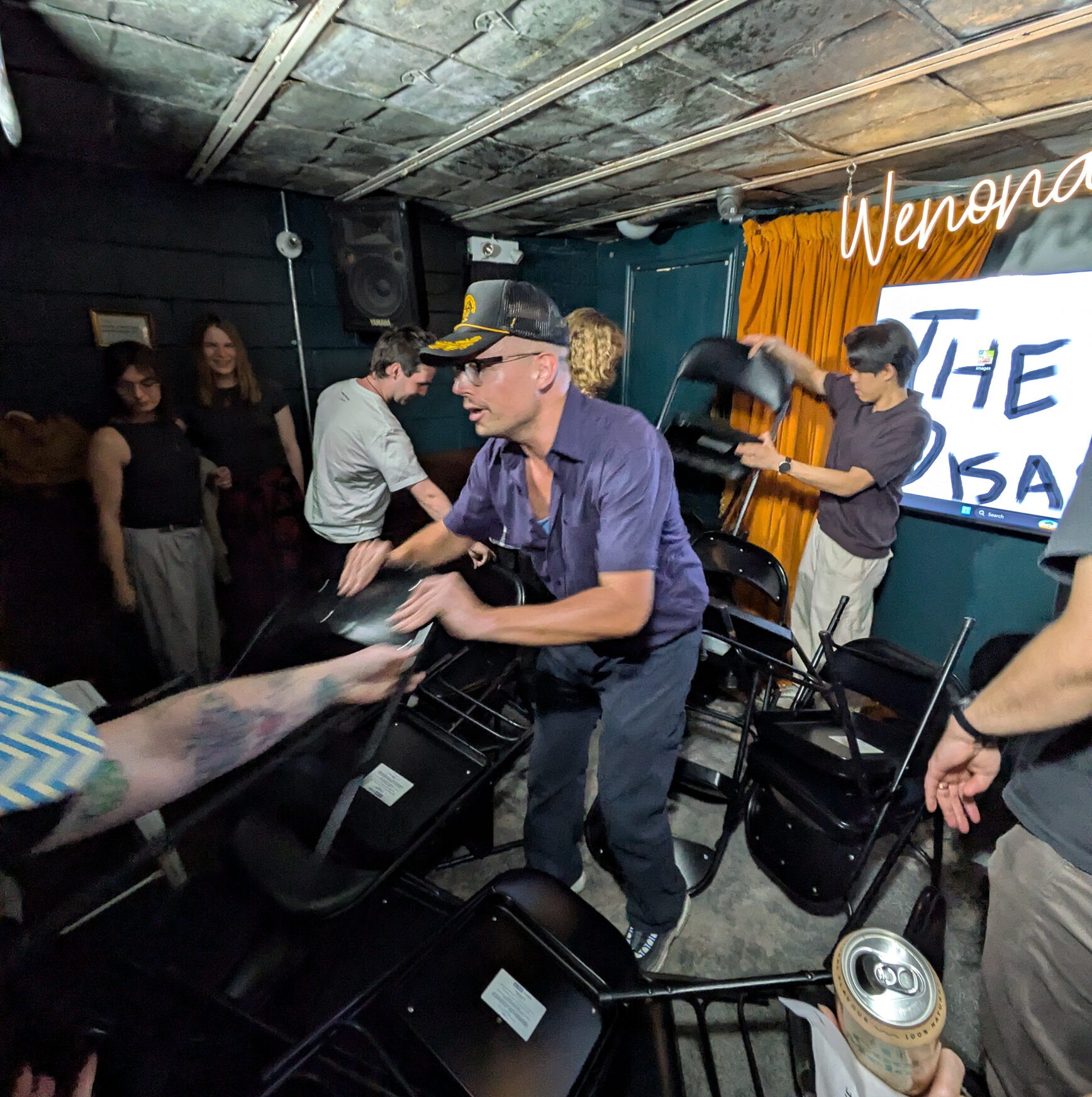 a photograph of a performer